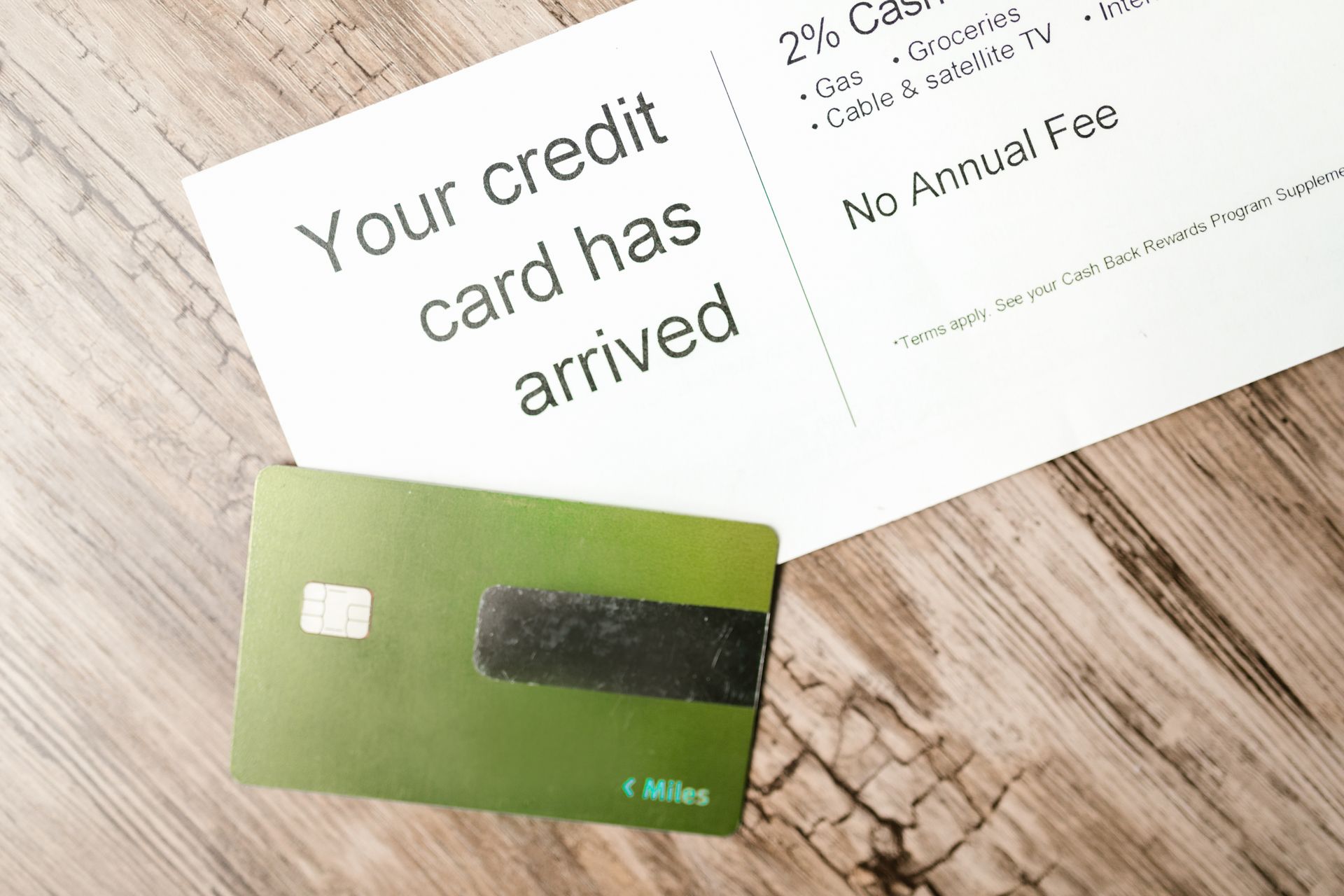 New credit card with cashback rewards